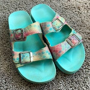 Girls mermaid sandals